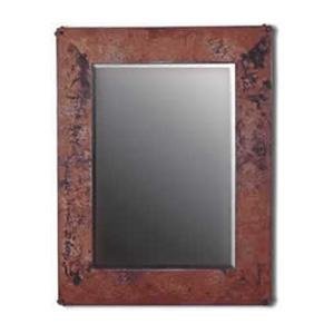 Tuscany Hand Hammered Copper Mirror Size: 21.5"x27.5"