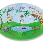 Jungle Bathroom Wash Your Hands Sign