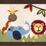 Jungle Bathroom Rug for Kids