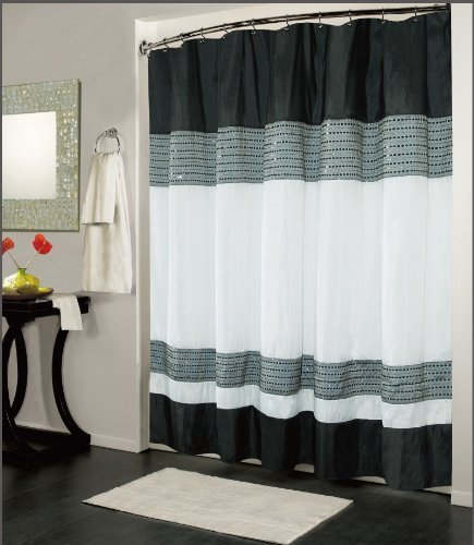 Black and White Shower Curtain